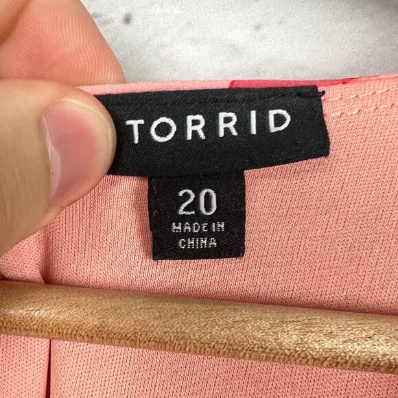 Torrid Womens 2X Feminine Romantic Bloomcore Cottagecore Floral Wrap Dress - Picture 8 of 13